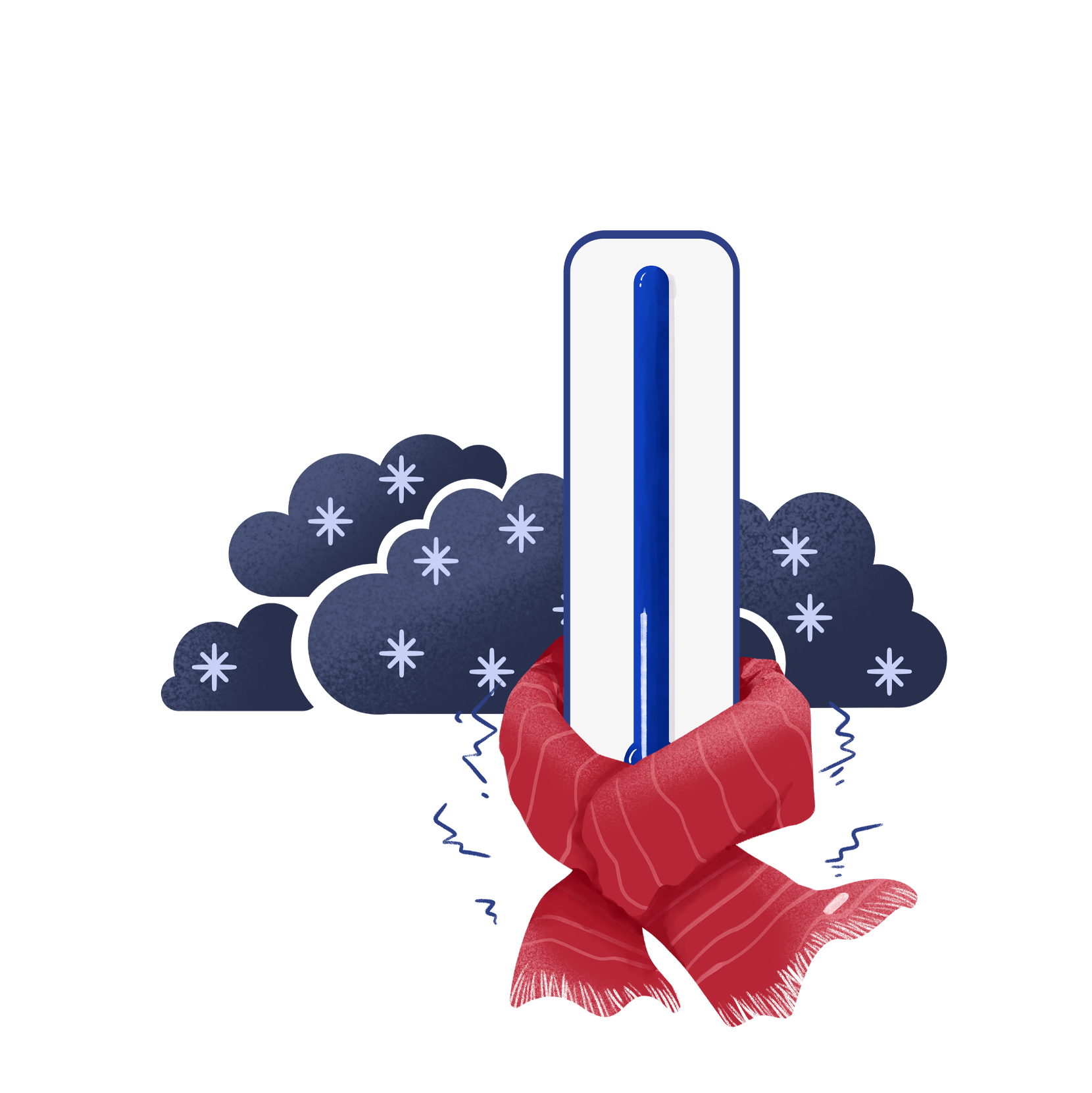 寒潮绘画图片如何制作