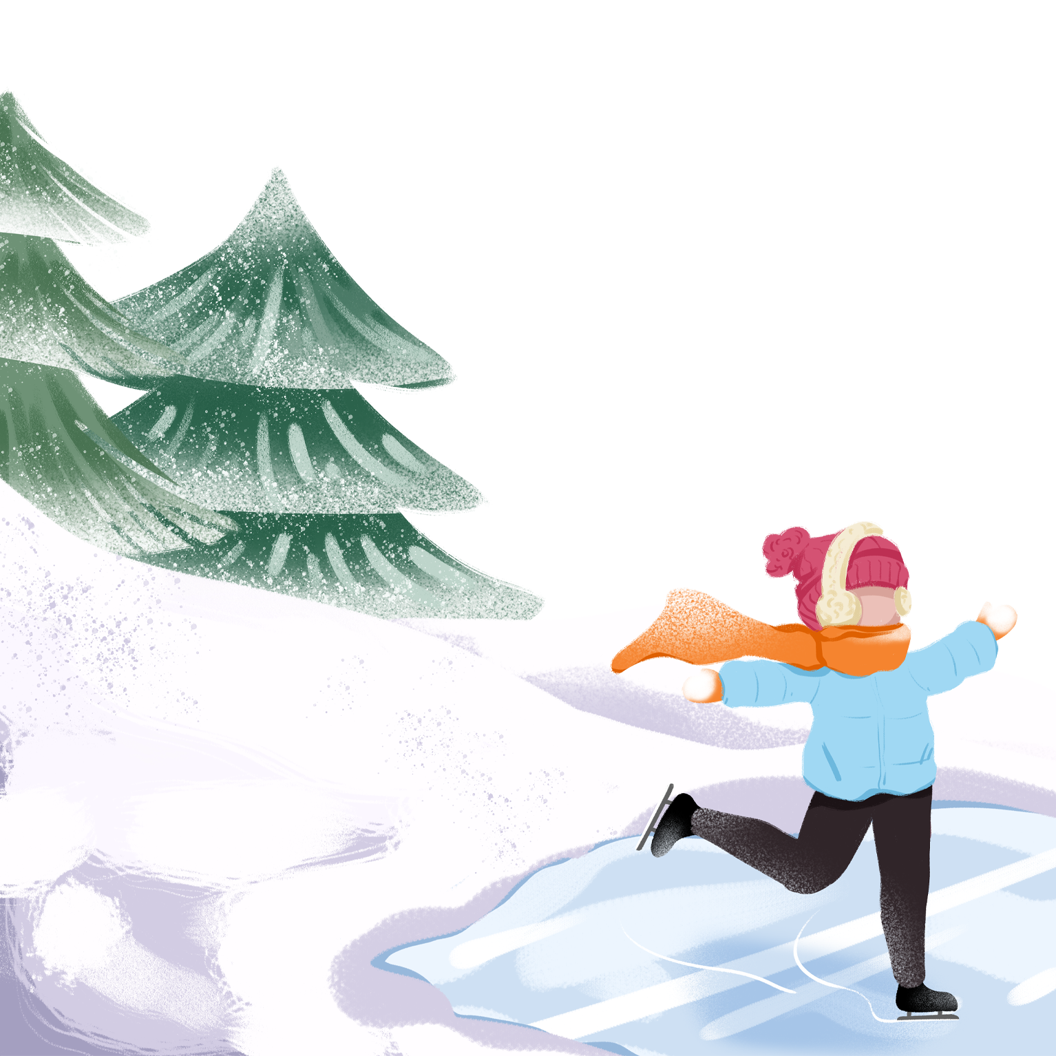 寒假安全图画怎样画