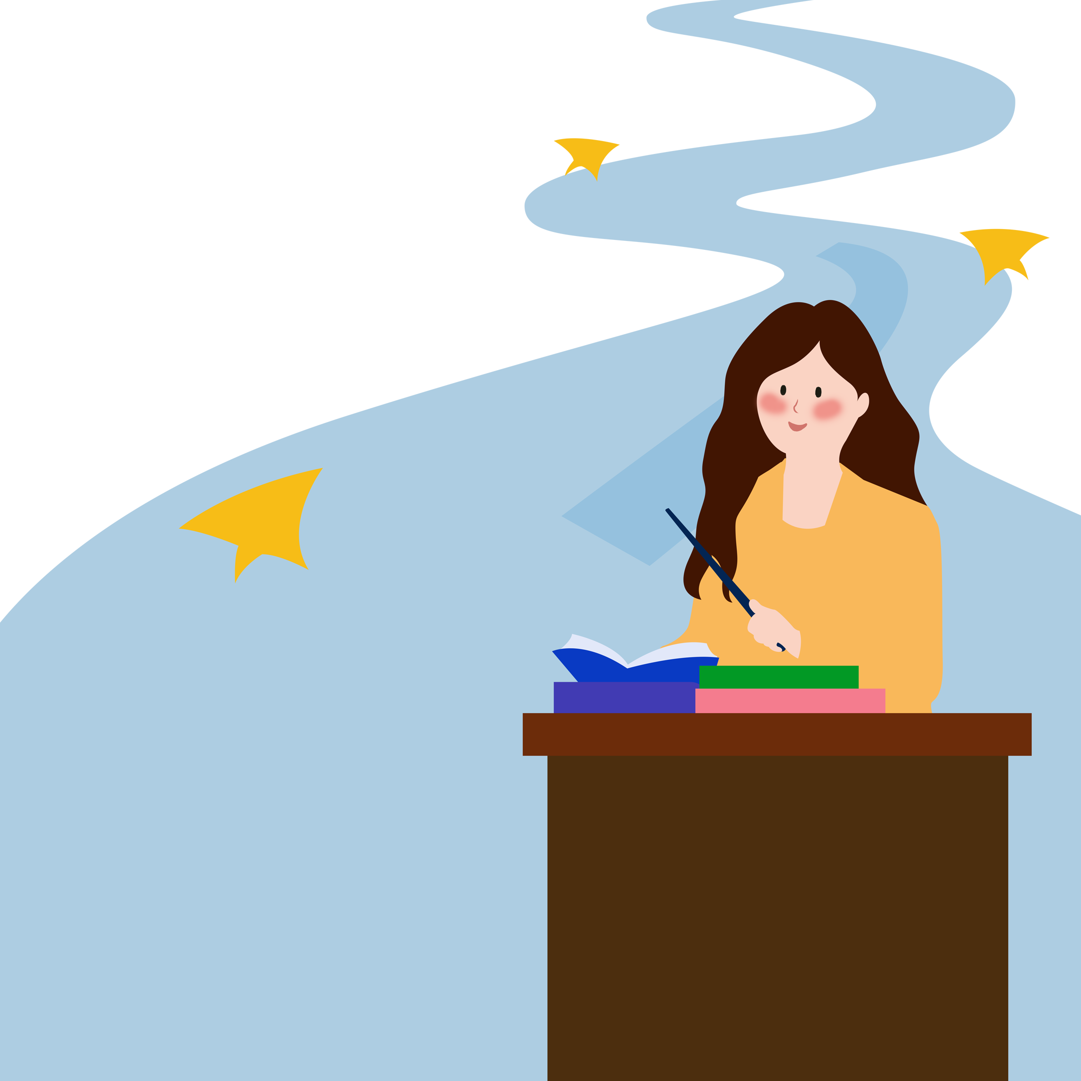 教育主题讲座插画图片如何画